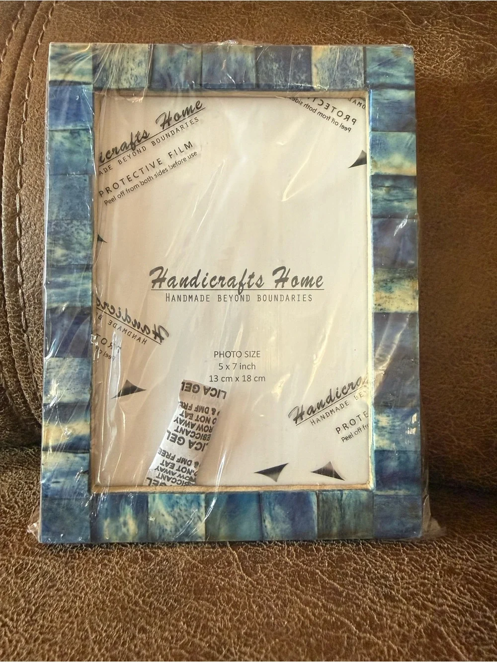 Blue Shell Photo Frame - 5x7 inch